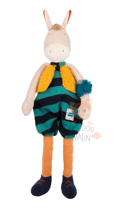  les zig et zag soft toy zadig the horse blue yellow 